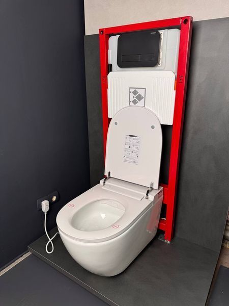 Комплект: Koer TB-0301 Smart Унитаз-биде подвесной TB-0101 с электронным управлением + Инсталляция KT-0409 + панель KT-0609-01 Chrome (KR6116) KR6116 фото