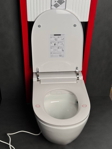 Комплект: Koer TB-0301 Smart Унитаз-биде подвесной TB-0101 с электронным управлением + Инсталляция KT-0409 + панель KT-0609-01 Chrome (KR6116) KR6116 фото