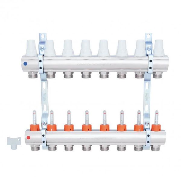 Коллектор Icma 1" 8 выходов, с расходомерами №K013 SD00005244 фото