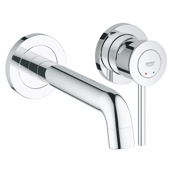 BAUCLASSIC СМЕСИТЕЛЬ GROHE ДЛЯ РАКОВИНЫ НА 2 ОТВЕРСТИЯ 20292000 фото