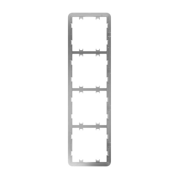 Рамка для 4-х вимикачів/розеток Ajax Frame (4 seats) vertical 16647/46133 фото