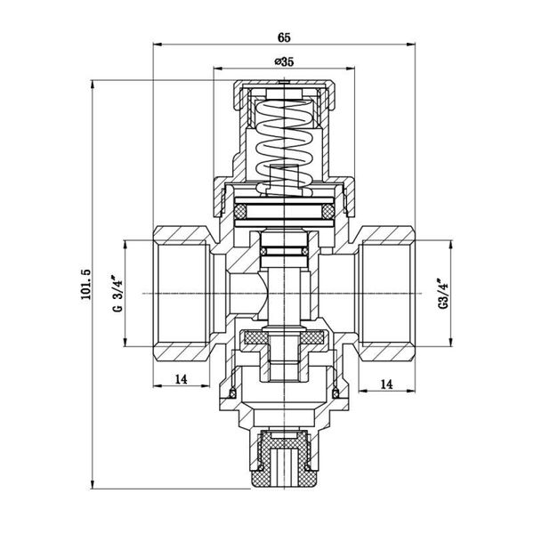 Редуктор SD Forte 3/4" SF241W20 SD00021157 фото