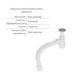 Комплект для Ванной Latwa: Смеситель для раковины LDLAT001CRM45412 + Смеситель для Ванной LDLAT005CRM45415 SD00054436 фото 7