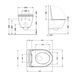 Унитаз подвесной Qtap Robin ML Ultra Quiet 520&times;365&times;365 мм, с сиденьем Soft-close MagLock, White QTROBML26W49623 SD00055747 фото 9