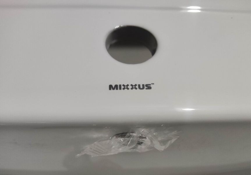 Раковина мебельная Mixxus Premium CUBIC-1503 810х460х170mm с отверстием под смеситель и переливом (MP6497) MP6497 фото