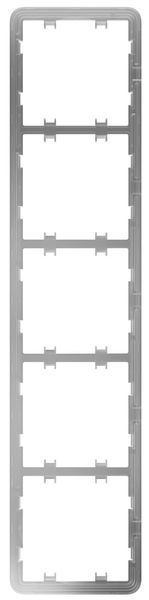 Рамка для 5-х вимикачів/розеток Ajax Frame (5 seats) vertical 16648/46134 фото