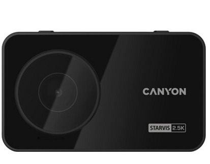 Відеореєстратор автомобільний Canyon DVR25GPS WQHD 2.5K 1440p GPS Wi-Fi Black (CND-DVR25GPS) 49458/48522 фото