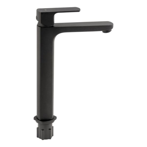 Змішувач для раковини Qtap Lipno високий QTLIPNO1023H101CB Black Matt SD00042259 фото