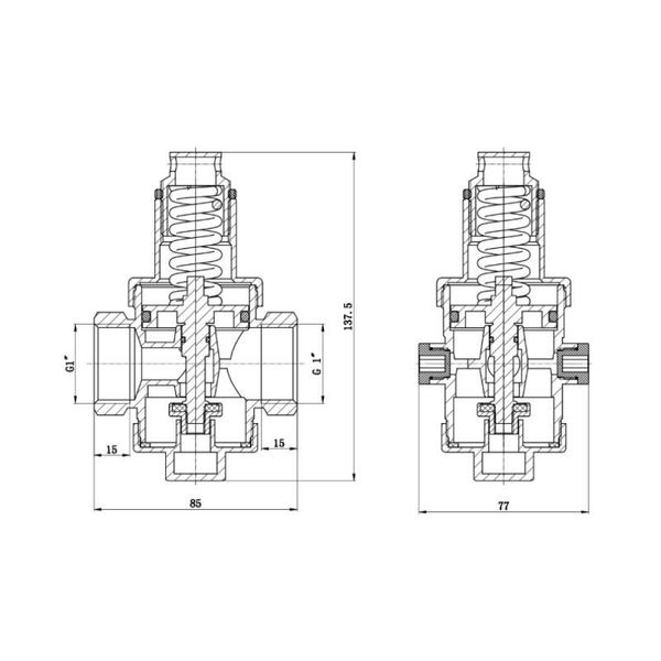 Редуктор SD Forte 1" SF242W25 SD00021158 фото