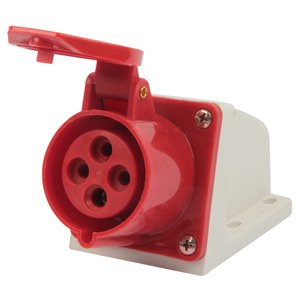 Розетка E.Next e.socket.pro.4.16 16А 380В Red (p012004) 51789/50771 фото