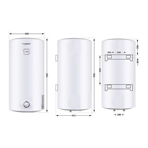 Водонагреватель электрический Thermo Alliance 80 л SLIM вертикальный, мокрый ТЭН 1,5 кВт D80V15Q2 SD00042065 фото