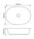 Раковина накладная Mixxus Premium ELLIPSE-0103 550х390х140mm (MP6553) MP6553 фото 6
