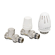 Комплект для подключения радиатора Koer SET-15 - 1/2"x3/4" (прямой) с термоголовкой НН (KR3180) KR3180 фото 1