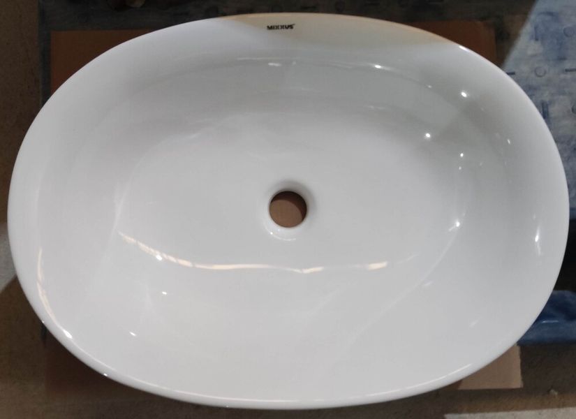 Раковина накладная Mixxus Premium ELLIPSE-0103 550х390х140mm (MP6553) MP6553 фото