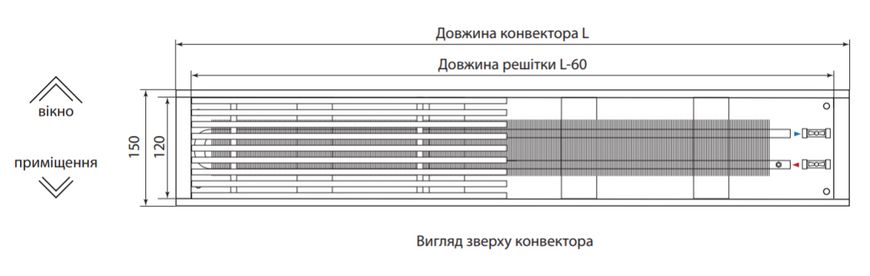 Підлогові конвектори Fancoil FCN 175.150 1210889444 фото