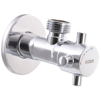 Кран для подключения сантехприборов Koer 1/2x1/2 (KR.517) (KR0108) KR0108 фото
