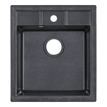 Кухонная мойка Lidz 460х515/200 BLA-03 (LIDZBLA03460515200) SD00042417 фото