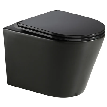 Унитаз подвесной Mixxus Premium Bevel-0301-R Black 515x355x365mm, система смыва RIMLESS (MP6471) MP6471 фото
