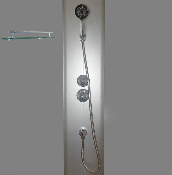 Бокс душевой без гидромассажа Mixxus STRONG SB01-90x90x215-FB SATIN с высоким поддоном (MI6884) MI6884 фото