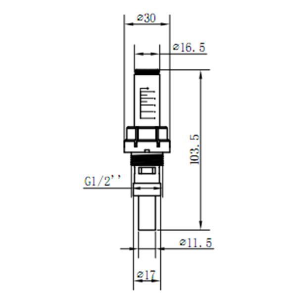 ВитратомірThermo Alliance Standart 1/2" для колектора SFE008 SD00021203 фото