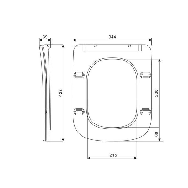 Сидіння для унітаза Qtap (Crow Ultra) з мікроліфтом Slim QT99SC6108W SD00052112 фото