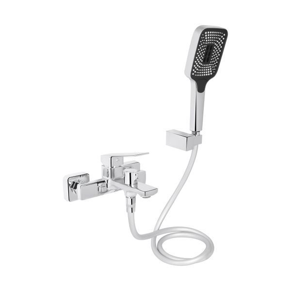 Змішувач для ванни Qtap Capricorn з душовим гарнітуром Chrome (k35) QTCAP3060102C48222 SD00054346 фото