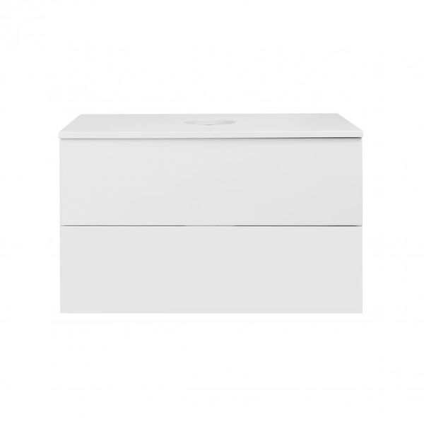 Тумба підвісна Qtap Tern 800х476х469 White зі стільницею QT1779TPL801W SD00045074 фото