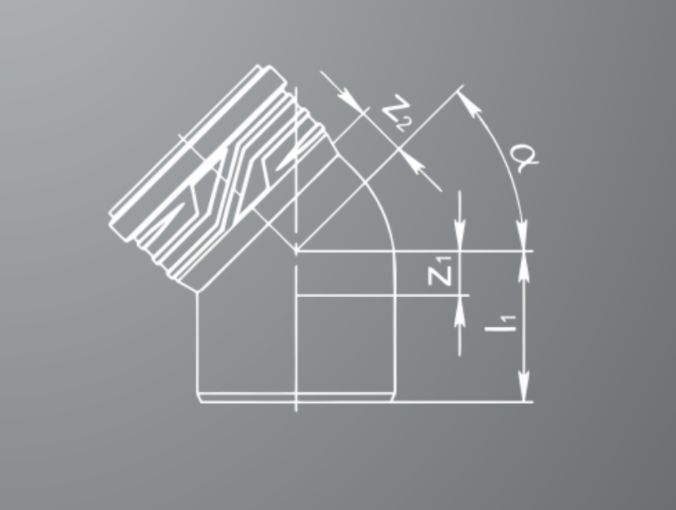 Отвод (колено) канализационный ASG Plast 110 18239370 фото