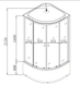Бокс душевой без гидромассажа Mixxus STRONG SB01-90x90x215-FB SATIN с высоким поддоном (MI6884) MI6884 фото 16
