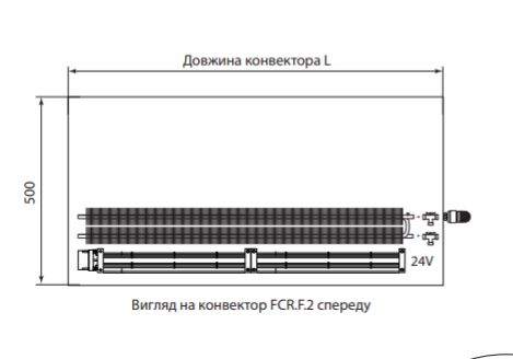 Настінний конвектор (радіатор) FCR.F.4 1435597843 фото