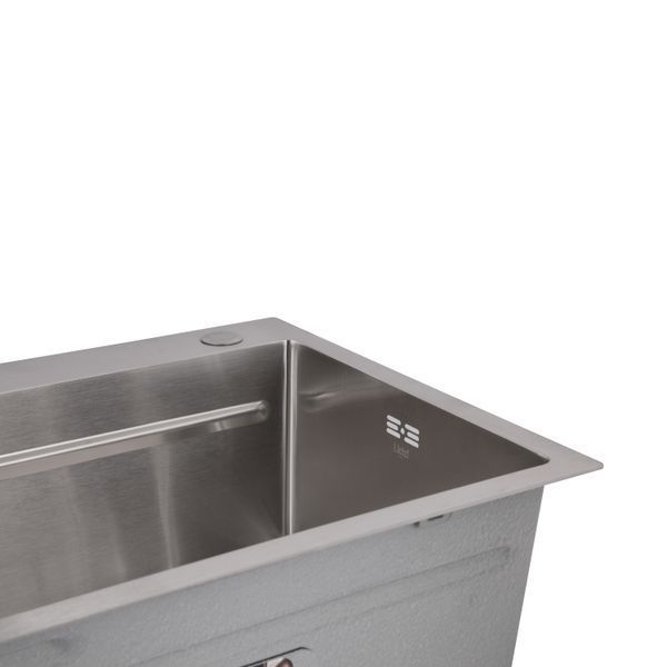Мойка для кухни интегрированная Lidz Handmade H7545 Brushed Steel 3,0/1,0 мм LDH7545BRU49457 SD00055581 фото