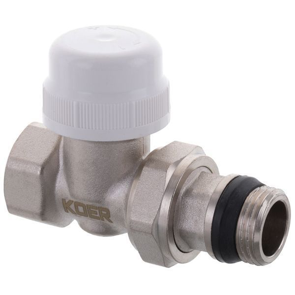 Кран термостатичний прямий 1/2" Koer KR.923-GI (KR2684) KR2684 фото
