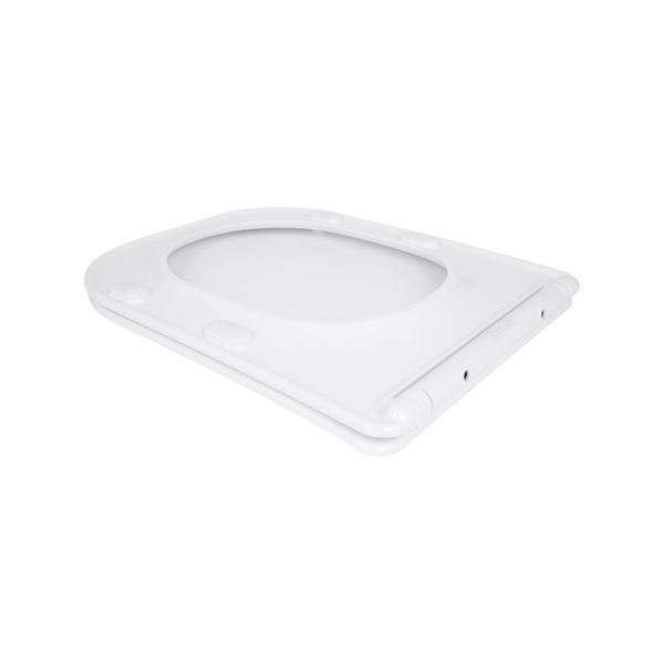 Сидіння для унітазу Qtap (Stork, Aquarius 630) 420x336x22 мм, White, з мікроліфтом, Slim Duroplast, Quick Release QTSC179W49263 SD00055387 фото