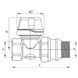 Кран термостатичний прямий 1/2" Koer KR.923-GI (KR2684) KR2684 фото 2