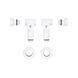 Комплект кранів Thermo Alliance Standart 1/2" бiлий, для рушникосушарки кутовий SF395W15HEW SD00051859 фото 16