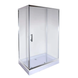 Душевая кабина с низким поддоном Mixxus HARD SCT01-120x80x198-TR CHROME прозрачное стекло 5мм (MI6910) MI6910 фото 1