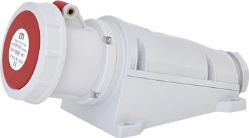 Розетка настінна ETI EZH-6353 (63A, 400V, 3P+N+PE) White (4482047) 50623/49868 фото