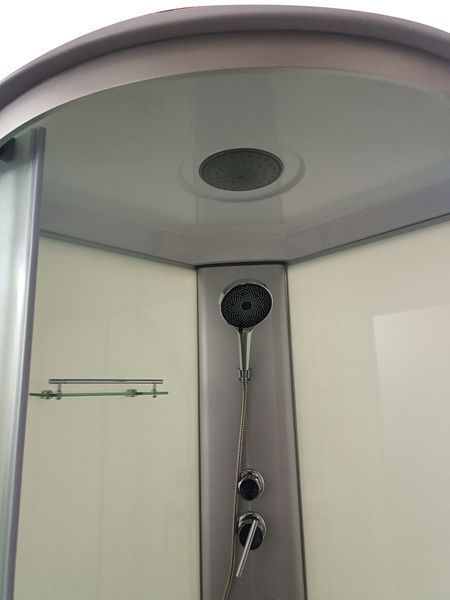 Бокс душевой без гидромассажа Mixxus STRONG SB02-90x90x215-FB SATIN с низким поддоном (MI6886) MI6886 фото
