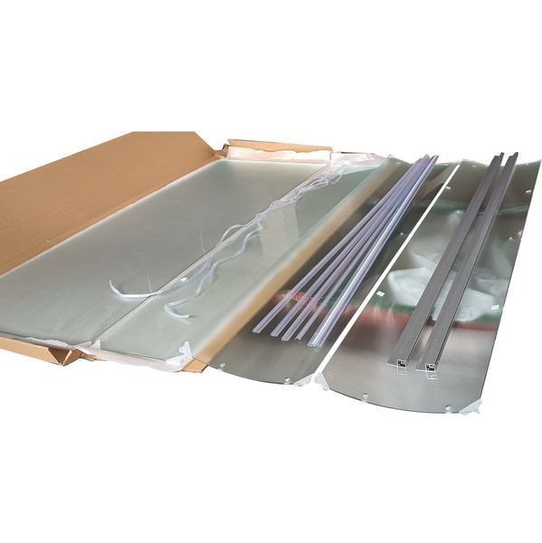 Бокс душевой без гидромассажа Mixxus STRONG SB02-90x90x215-FB SATIN с низким поддоном (MI6886) MI6886 фото