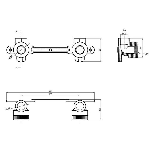 Куточок PPR Thermo Alliance під змішувач 20х1/2" ВР SD00029424 фото