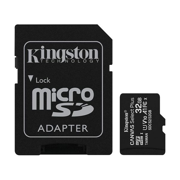 Карта пам'яті Kingston 32GB micSDHC class 10 A1 Canvas Select Plus (SDCS2/32GB) Kingston 10745 8618/10745 фото