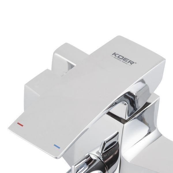 Смеситель для ванны с длинным изливом Koer KB-42007-01 (Цвет хром) (KR3456) KR3456 фото