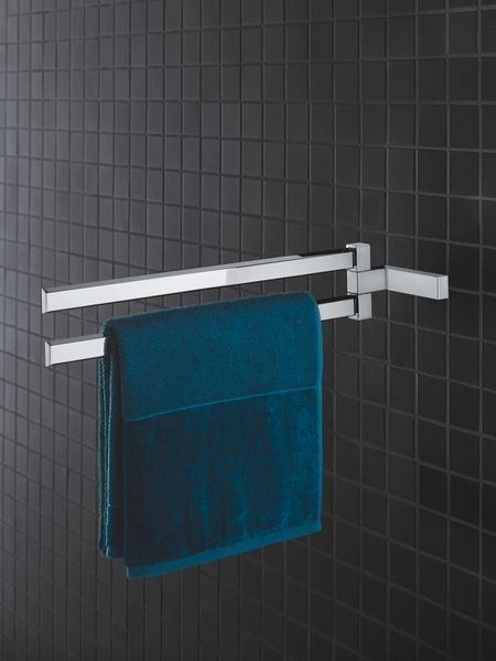 Подвійний тримач для рушників Grohe Selection Cube (40768000) 40768000 фото