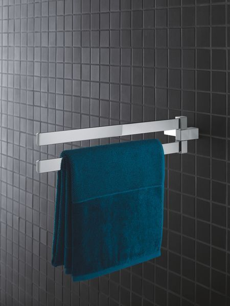 Подвійний тримач для рушників Grohe Selection Cube (40768000) 40768000 фото