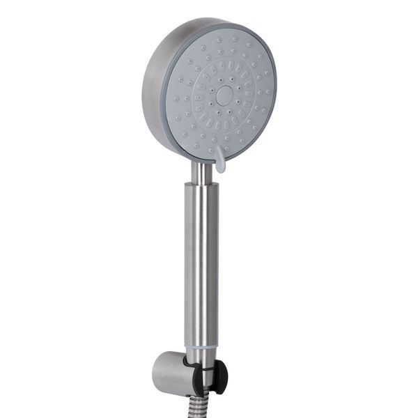 Смеситель для ванны Brinex Pure 006 с поворотным изливом (с душевым гарнитуром) Nickel BRIPUR006NKL SD00053175 фото