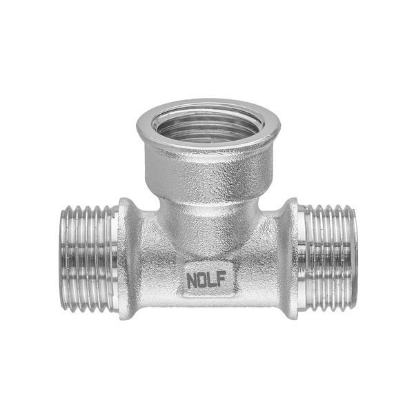 Тройник Nolf NFC.T06MFM-N-1/2"MFM никелированный (NF3100) NF3100 фото
