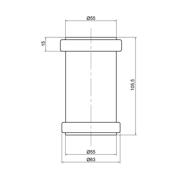 Муфта PPR канализационная TA Sewage 50 SD00034423 фото