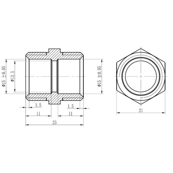 Муфта обтискна SD Forte 16х1/2" НР SF172W1615 SD00022050 фото