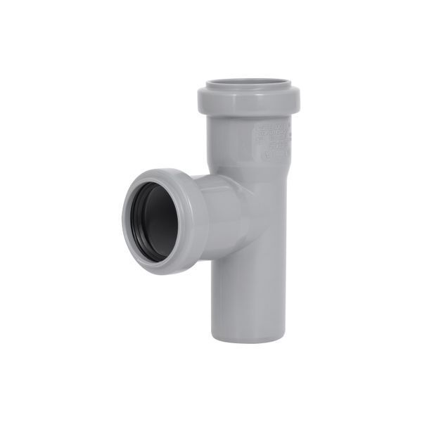 Тройник канализационный Ostendorf-OSMA HT-System PLUS d40/40/40&times;87&deg; SD00057150 фото