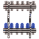 Коллекторный блок с термостатическими клапанами Koer KR.1100-06 1&rdquo;x6 ways (KR2632) KR2632 фото 1